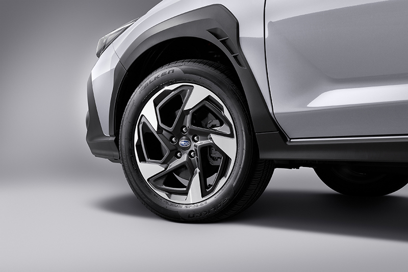 Crosstrek diski ir izstrādāti, lai izturētu sarežģītus ceļa apstākļus.