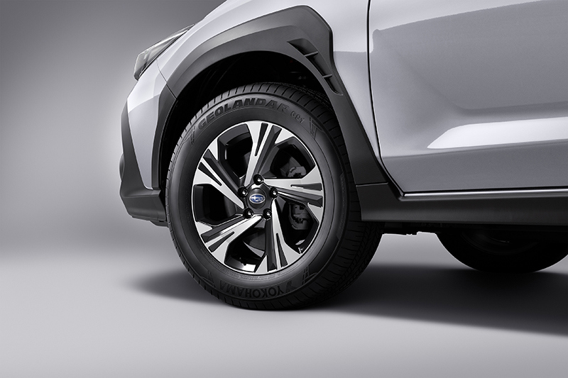 Crosstrek diski ir izstrādāti, lai izturētu sarežģītus ceļa apstākļus.