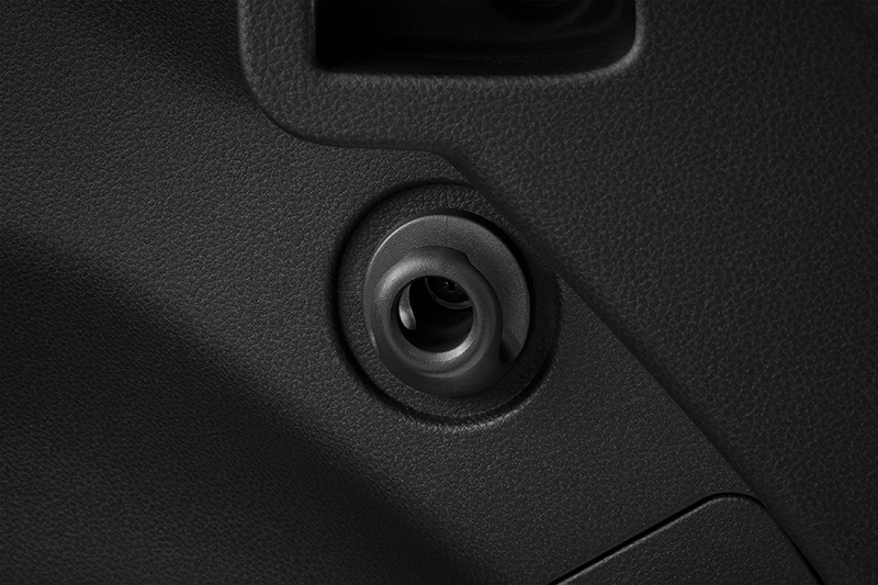 Kravas āķis Subaru Crosstrek bagāžas nodalījumā.